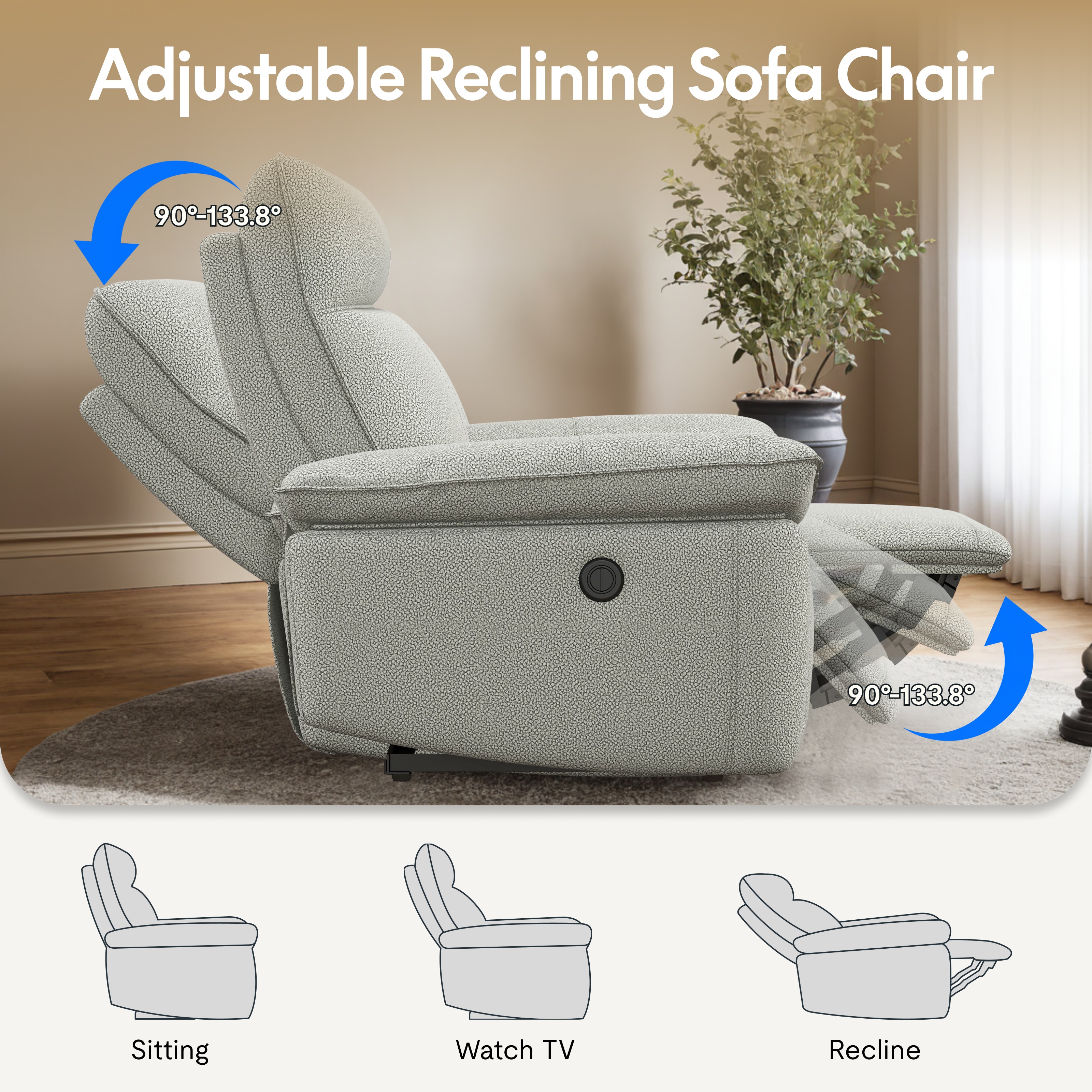 Double Reclining Chairs for Adults, Wall Hugger Recliners for Small Spaces, Love Seat Couches Sofa Reclinable for Living Room, Home Theater Seating, Dark Gray Double Reclining Chairs for Adults, Wall Hugger Recliners for Small Spaces, Love Seat Couches Sofa Reclinable for Living Room, Home Theater Seating, Dark Gray